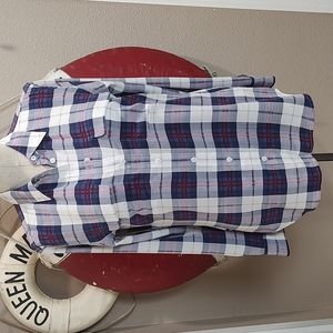 Equipment Femme Silk Plaid Reese Button Down Blouse